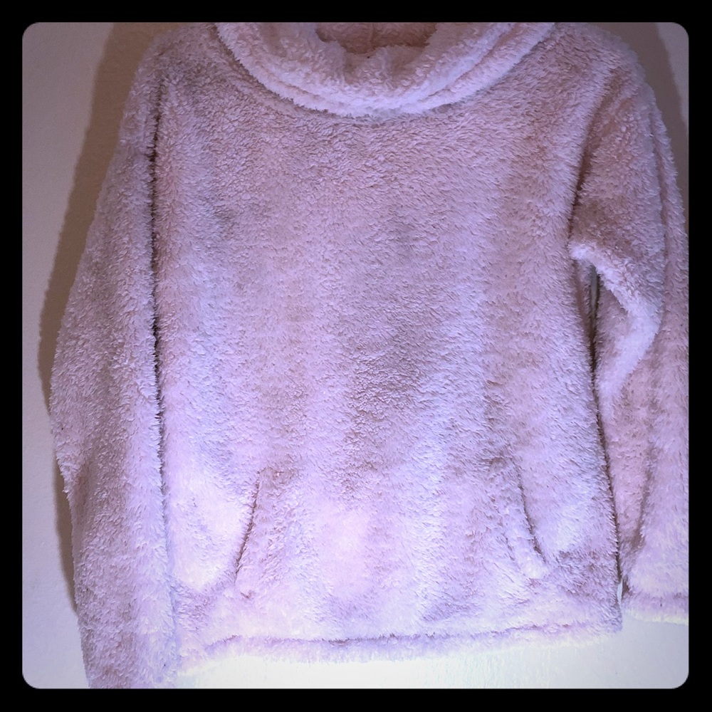 🌂Old Navy Faux Fur Pullover Pink Jacket Sz. XS